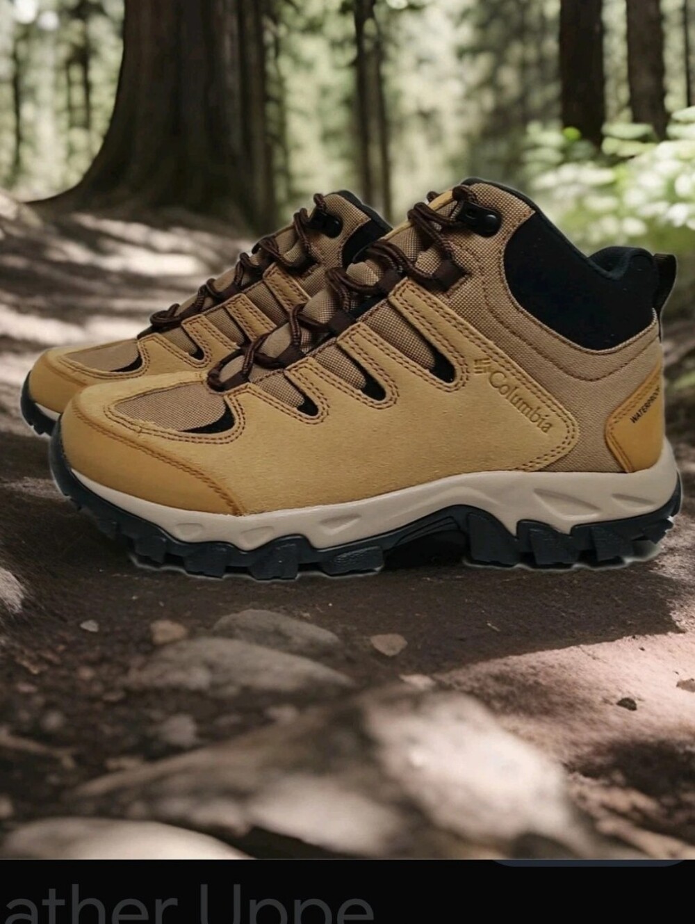 Columbia Men’s Tan and Black Trail Boots,New